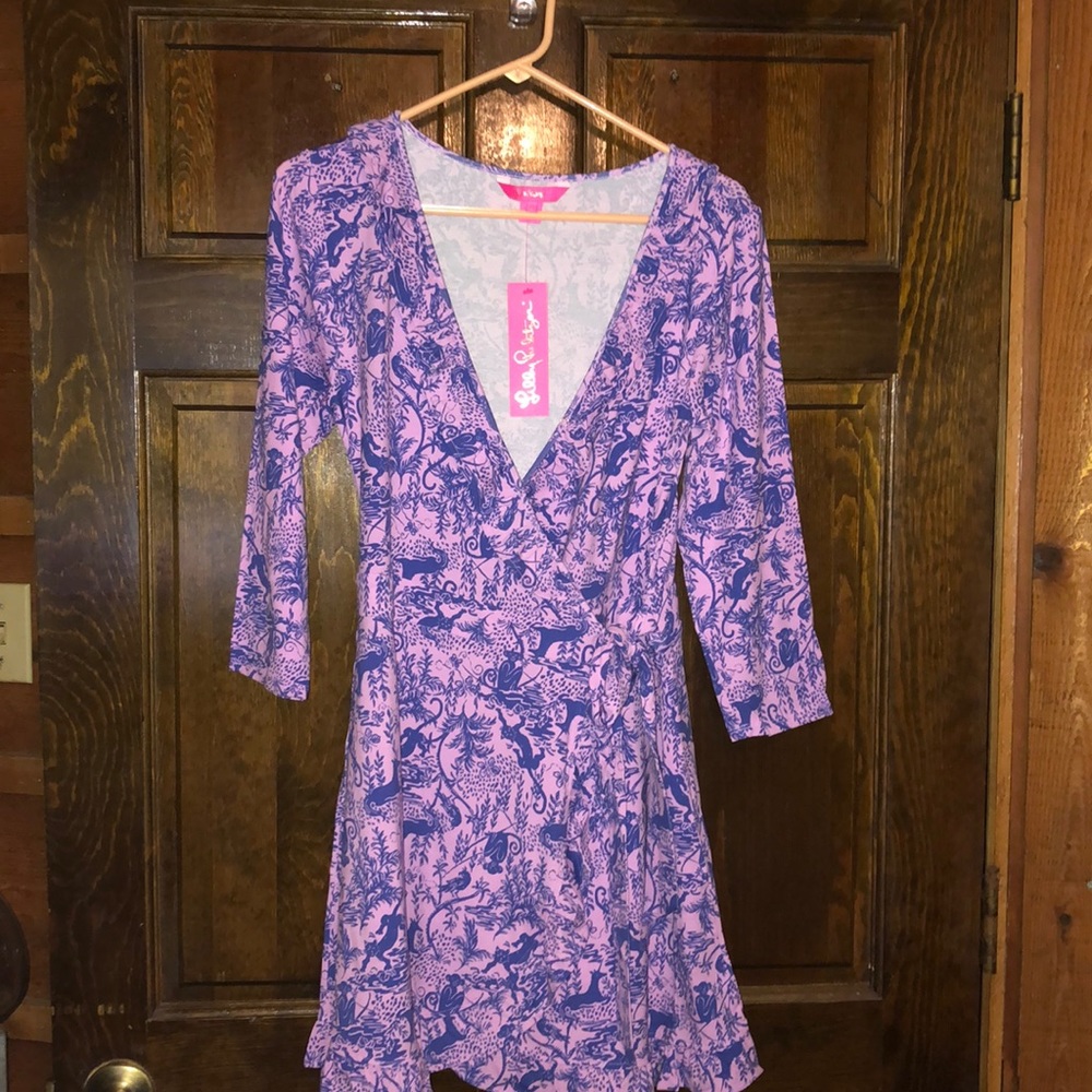 Lilly Jessalynne Wrap Romper-Lilac FreesiaSafari